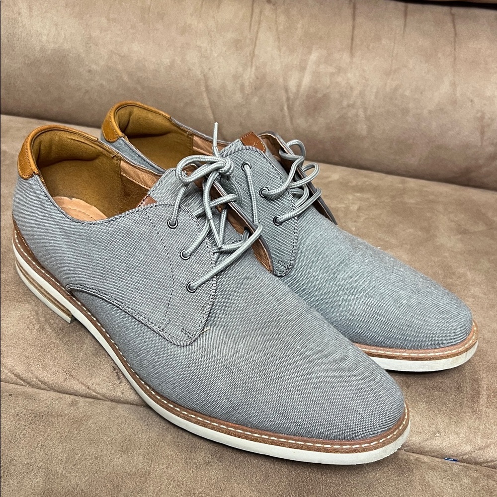 Men's Florsheim Highland Canvas Plain Toe Oxford  Size 12 - Picture 3 of 10